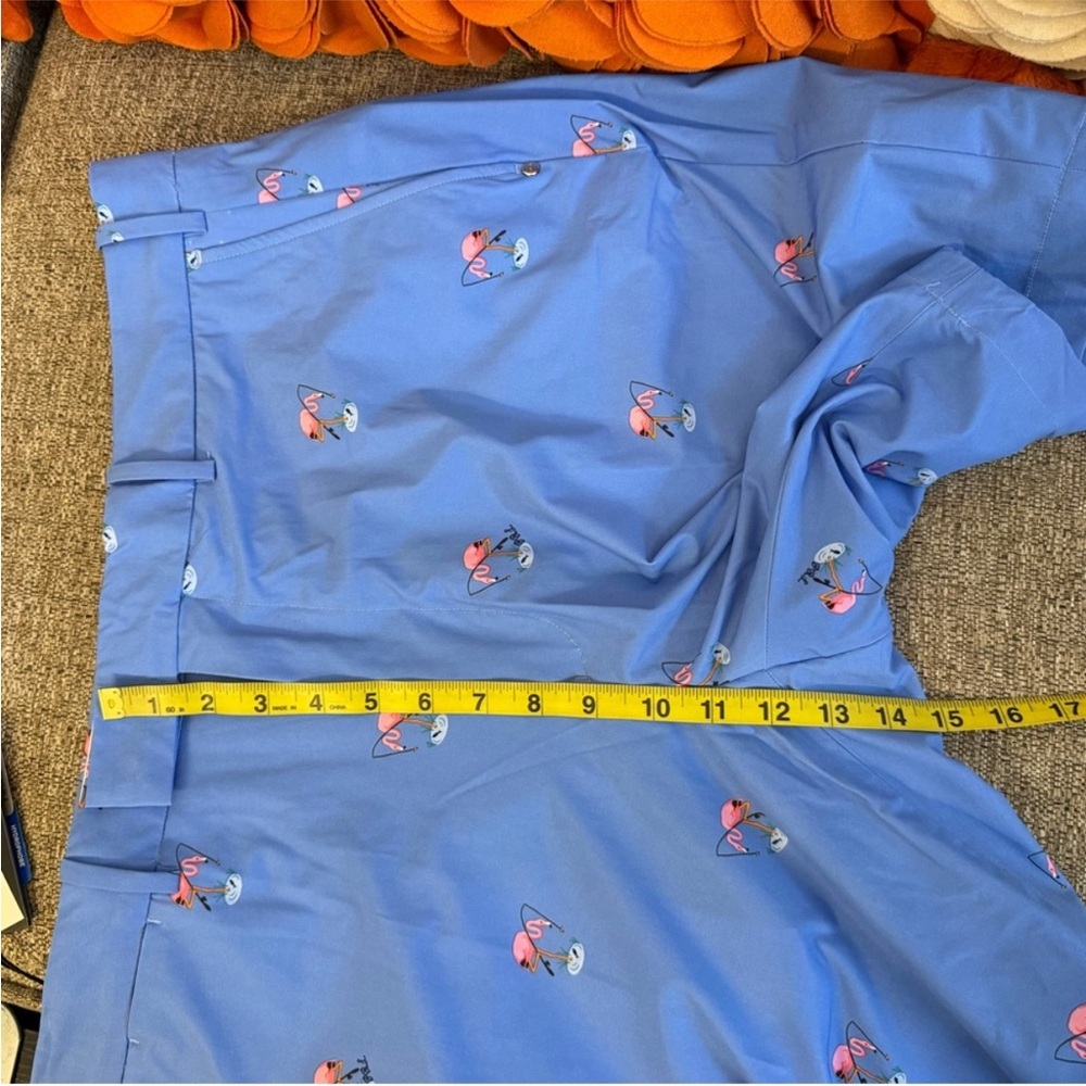 NWT RLX- POLO RALPH LAUREN PERFORMANCE GOLF SHORTS BLUE FLAMINGO - Picture 9 of 10